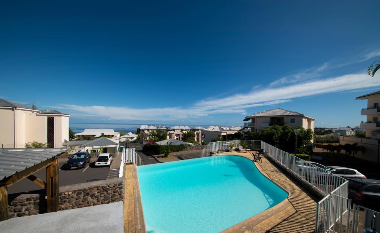 Eden Appartement, T2 49m2, 4 pers vue mer, piscine Saint-Gilles-les-Bains Exterior foto